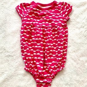 5/$15 Kids - Hot pink short sleeve onsesie Cat & Jack 3-6m